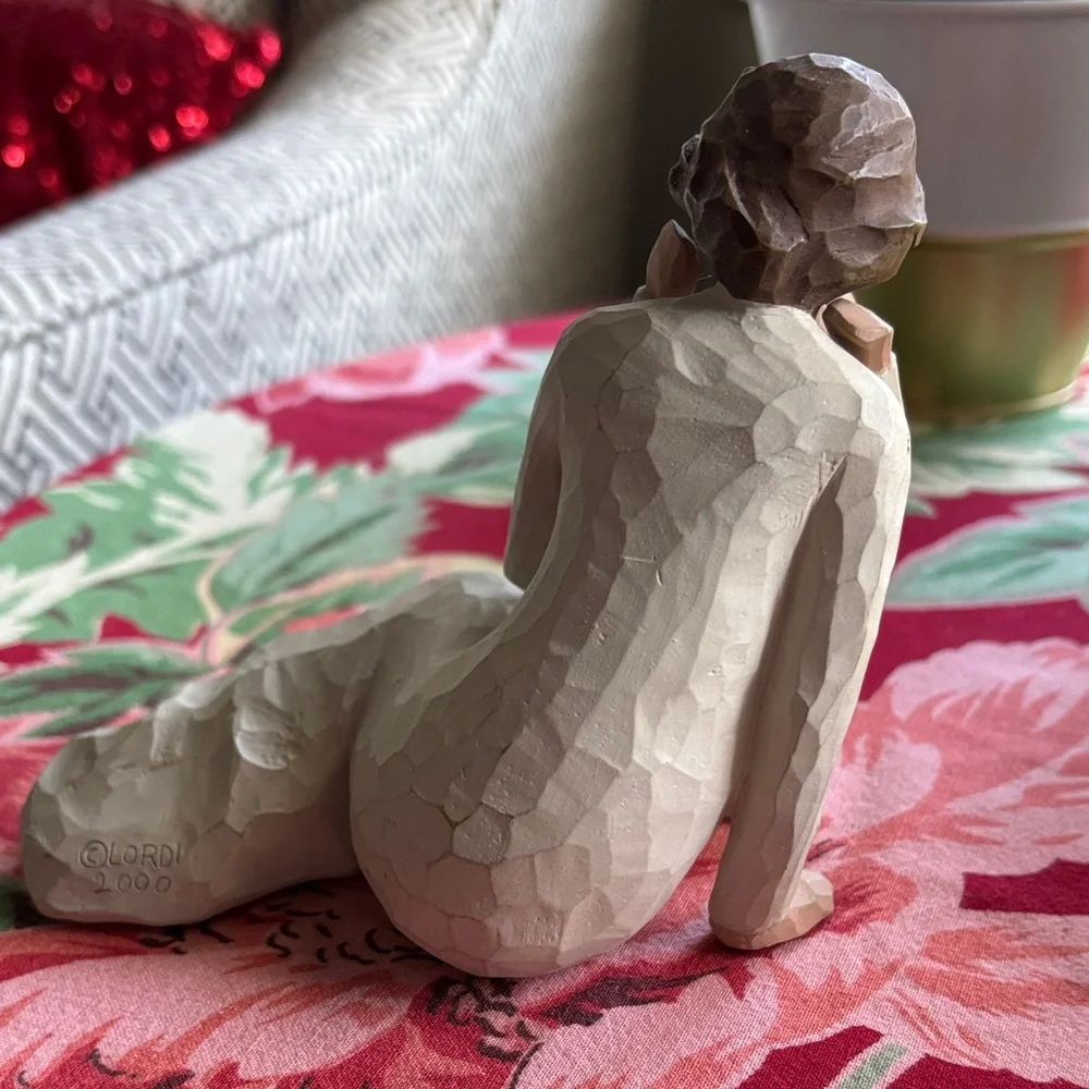 Willow Tree by Demdaco- “Child’s Touch” Mother/ Child Figurine - Cream and Brown - Picture 4 of 5